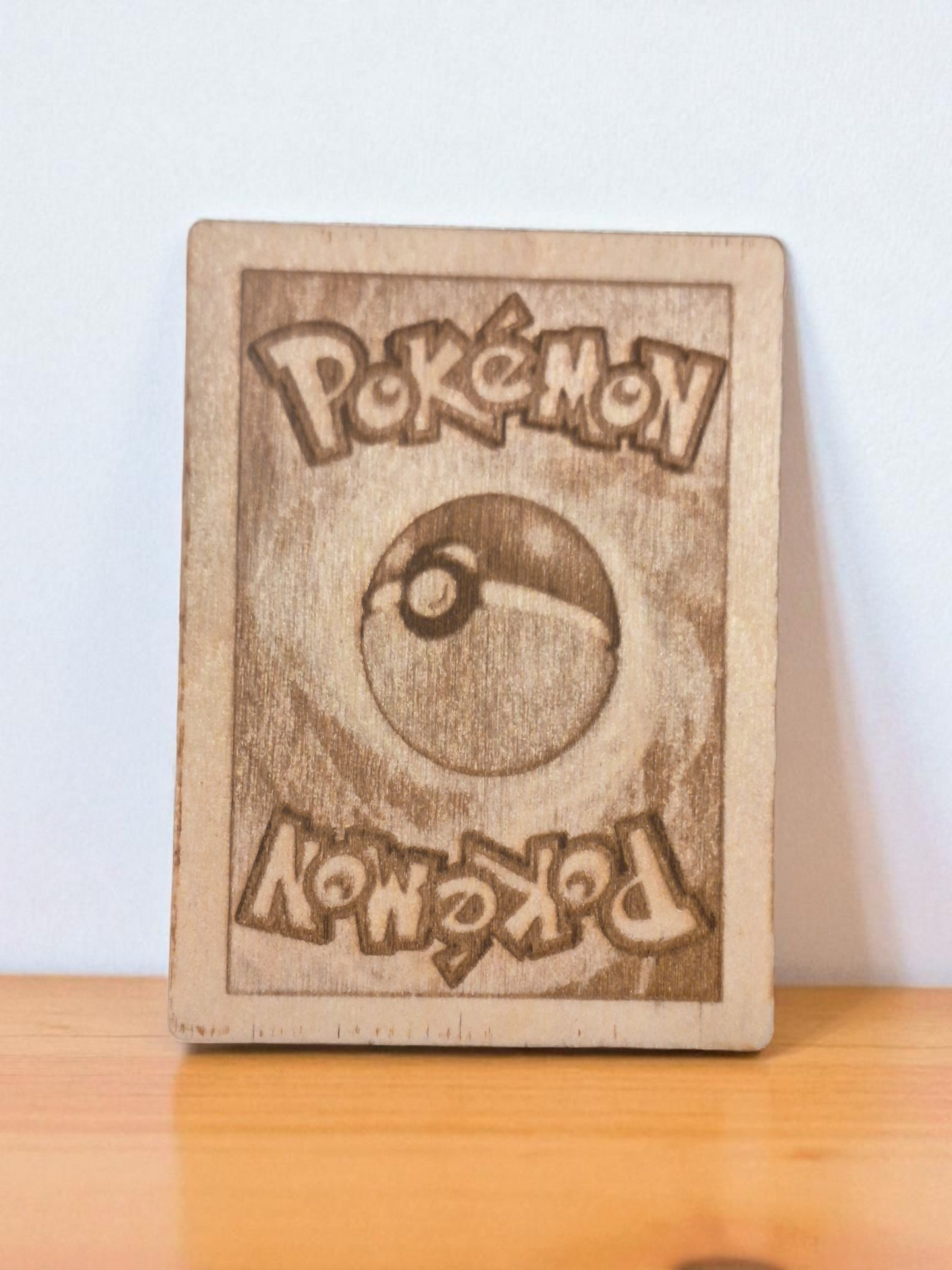 Back of all the Wooden Pokémon Cards