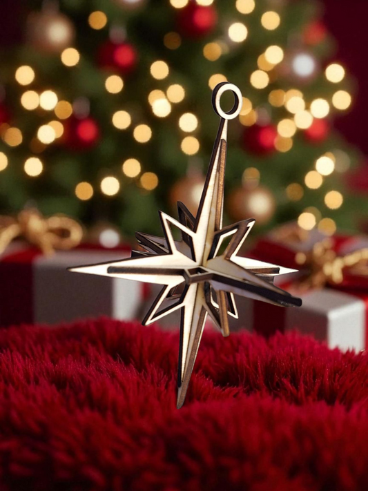 Star of Bethlehem Christmas Ornament - Symbol of Faith and Hope